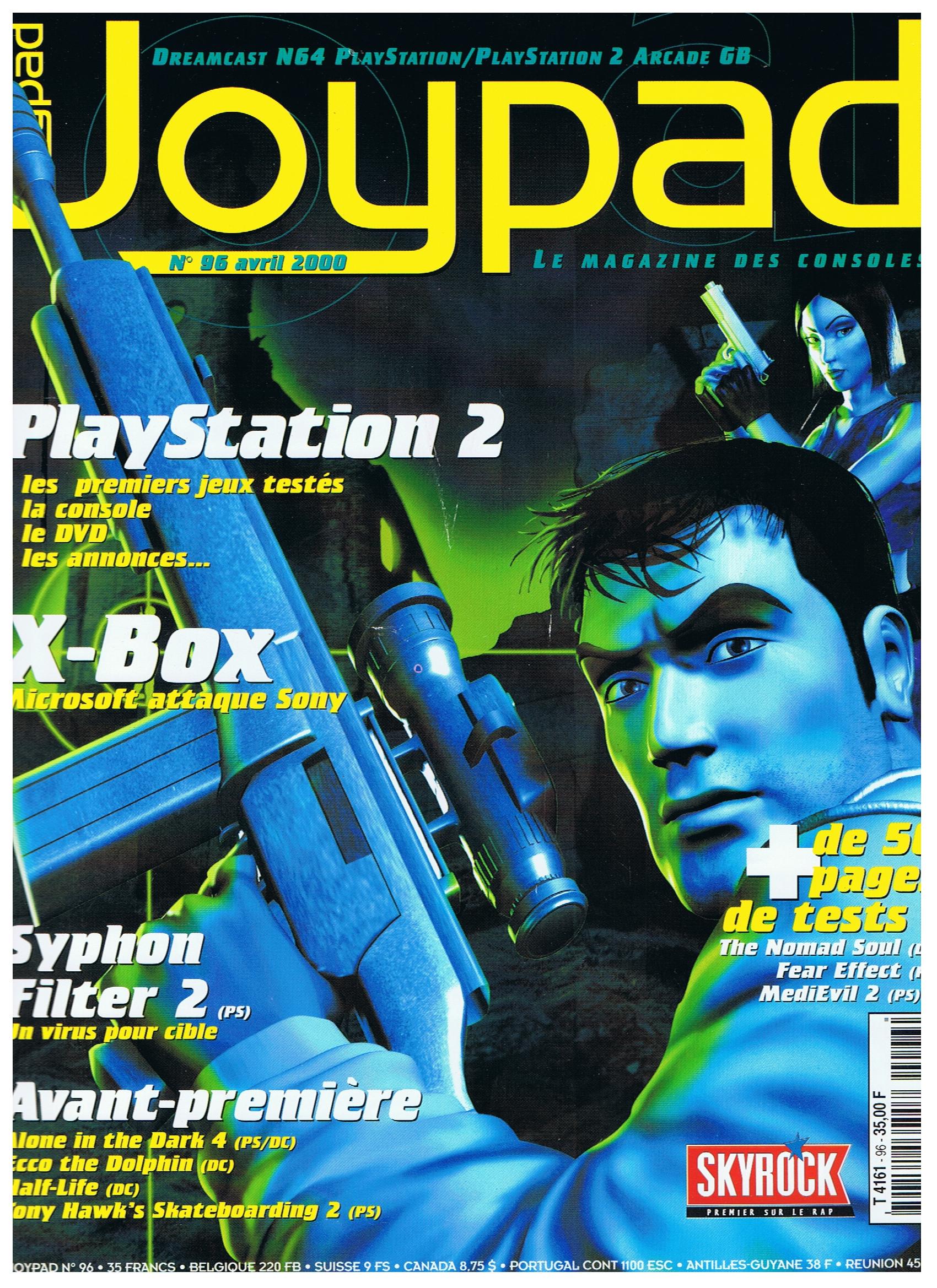 Test du Joypad n°96 du mois d'Avril 2000: La 1ère apparition de Julo.