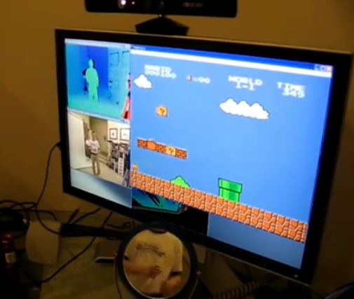 Super Mario Bros. sur... Kinect !