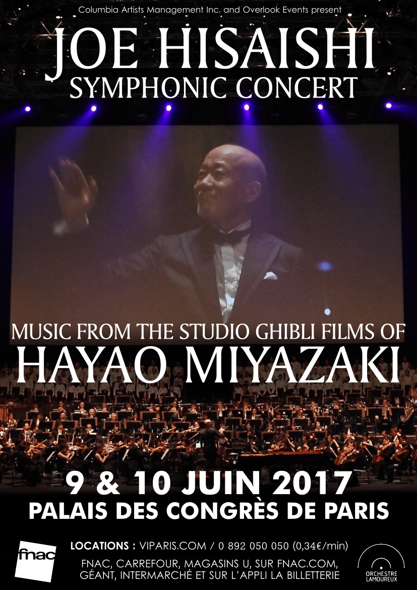 Joe Hisaishi en concert au Palais des Congrès à Paris.