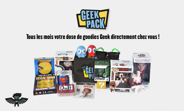 Le Geek Pack - Plusieurs goodies  par mois