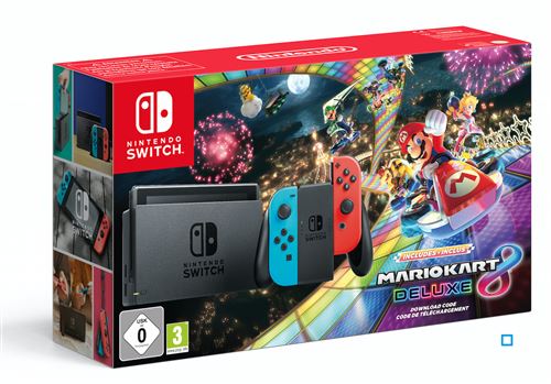 Pack Nintendo Switch + Mario Kart 8 + 2 volants en promo sur la FNAC