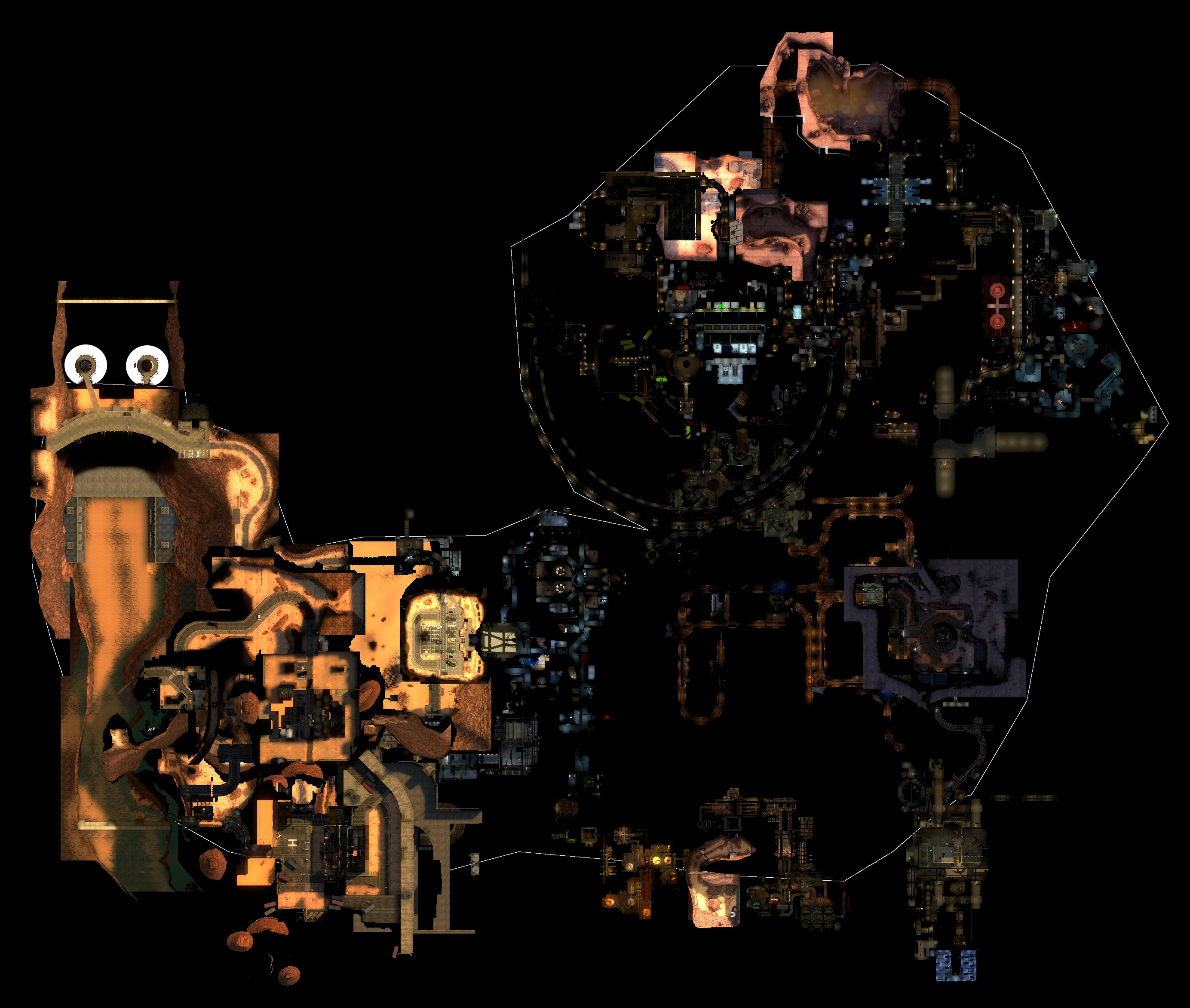 La MAP gigantesque d'HALF-LIFE