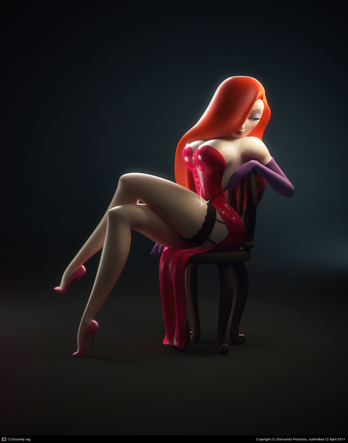 She's not bad, she's just drawn that way...