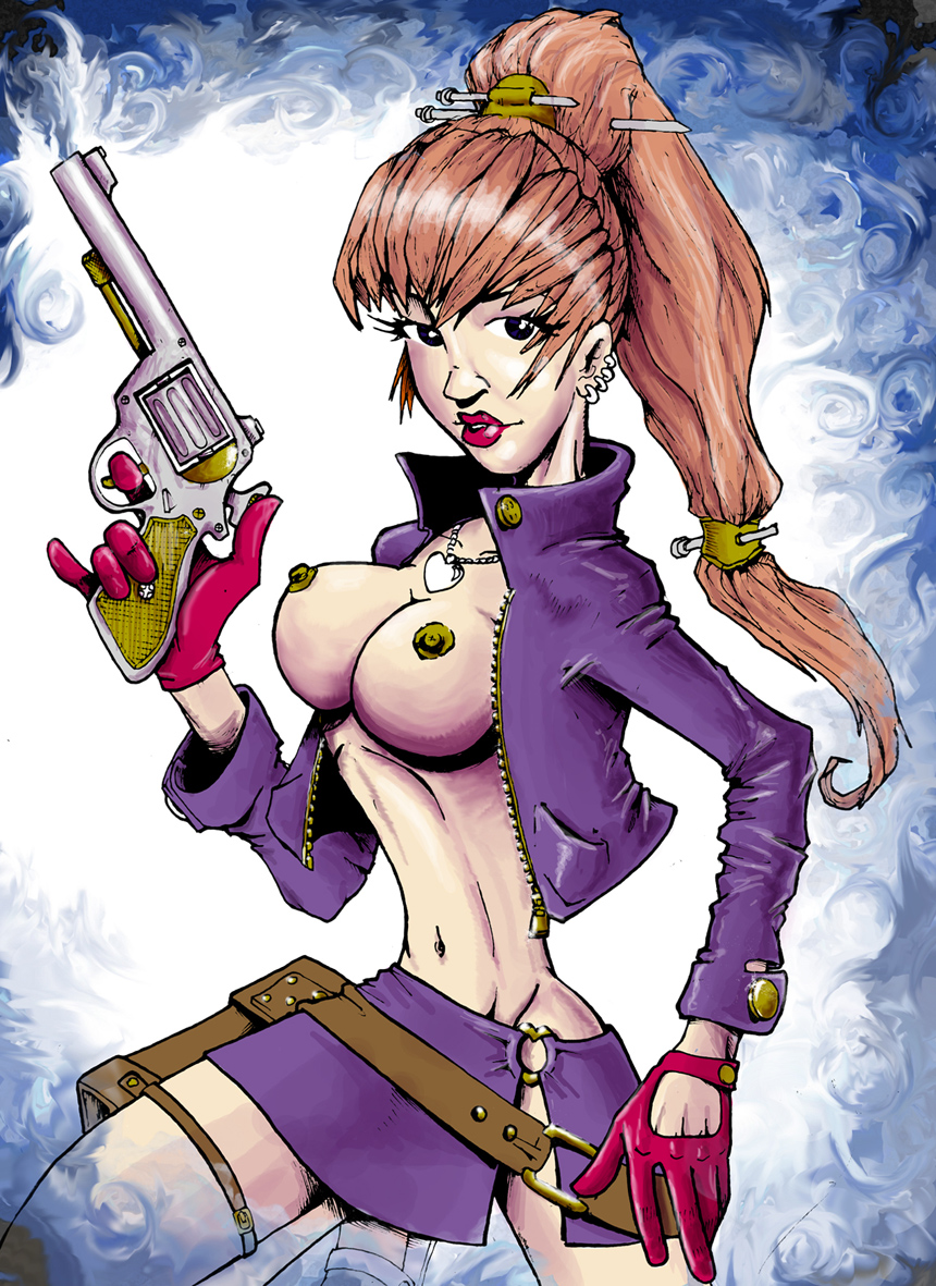 pin up....le violet c'est chic!!