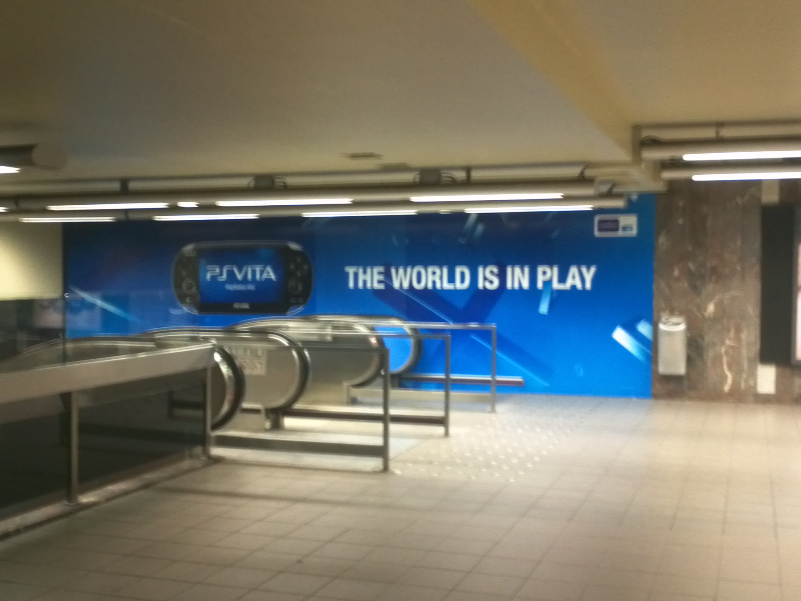 La PS Vita envahit le métro bruxellois