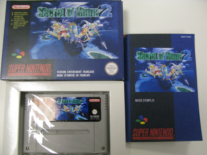 SECRET OF MANA 2 (COMPLET) BOITE JEU ET NOTICE