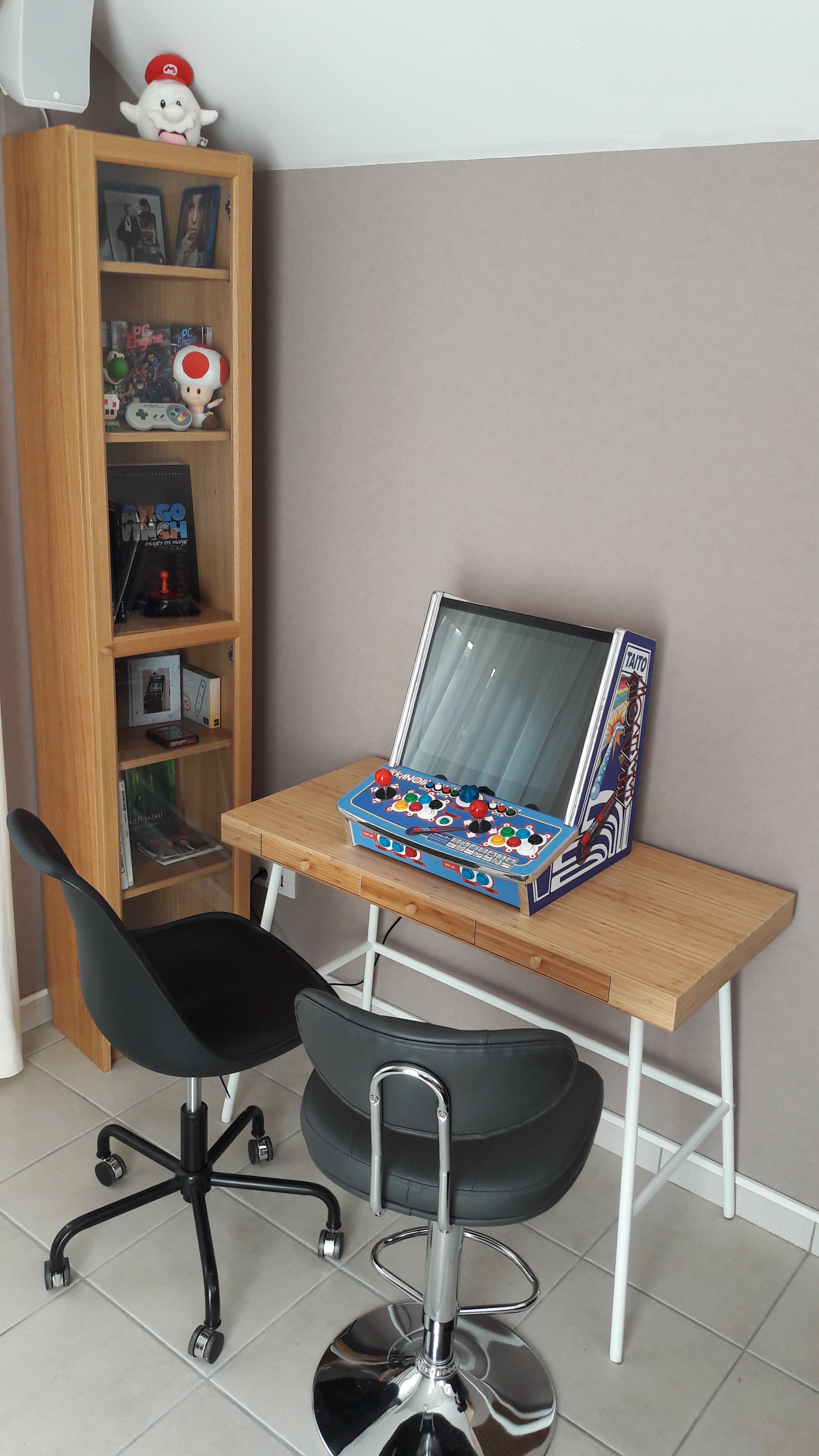 Test bornes Arcademy : mini bartop xl Pac-man et bartop deux joueurs Arkanoid