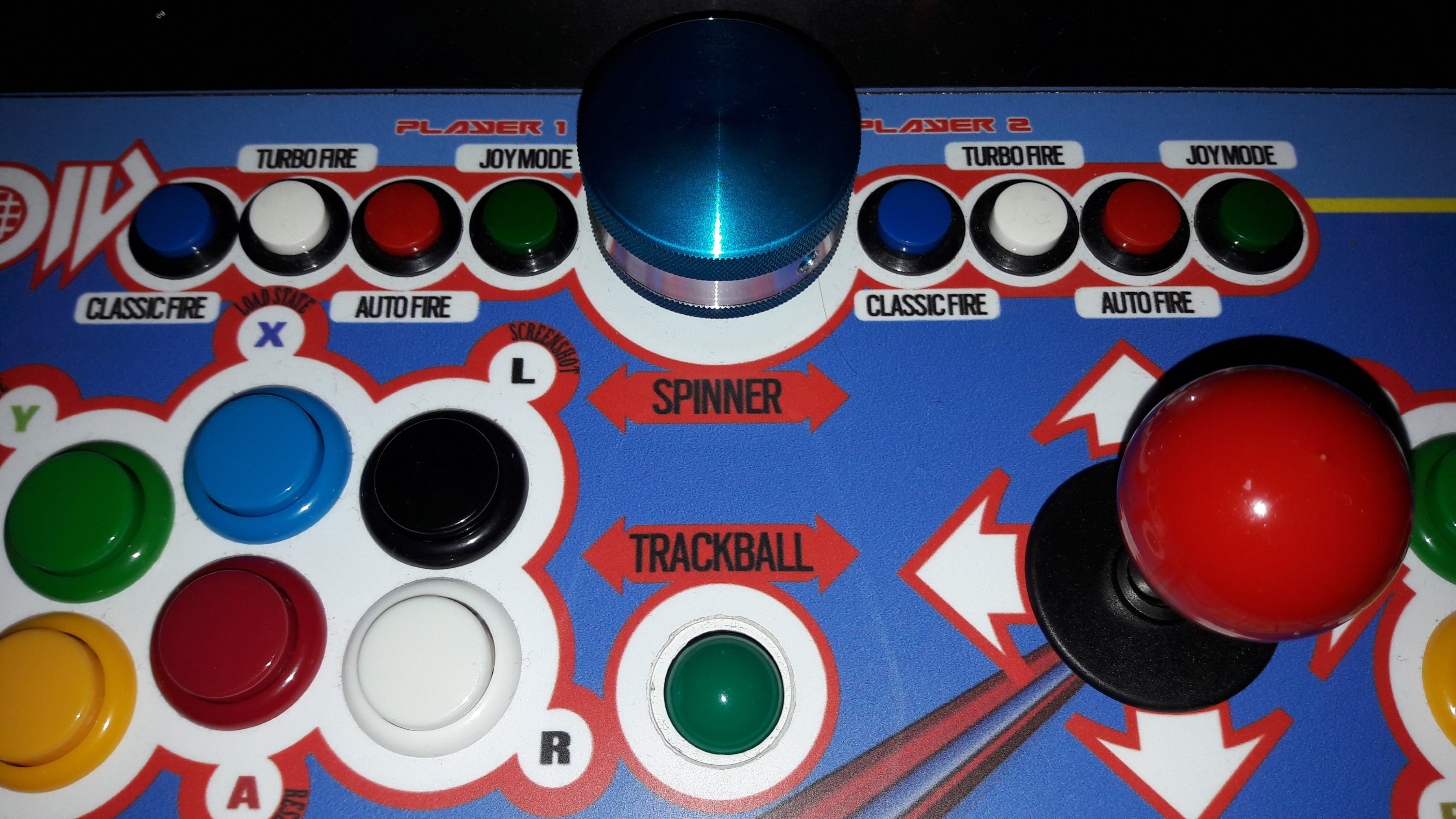 Jouer au Spinner ou Trackball sur une borne d'arcade !