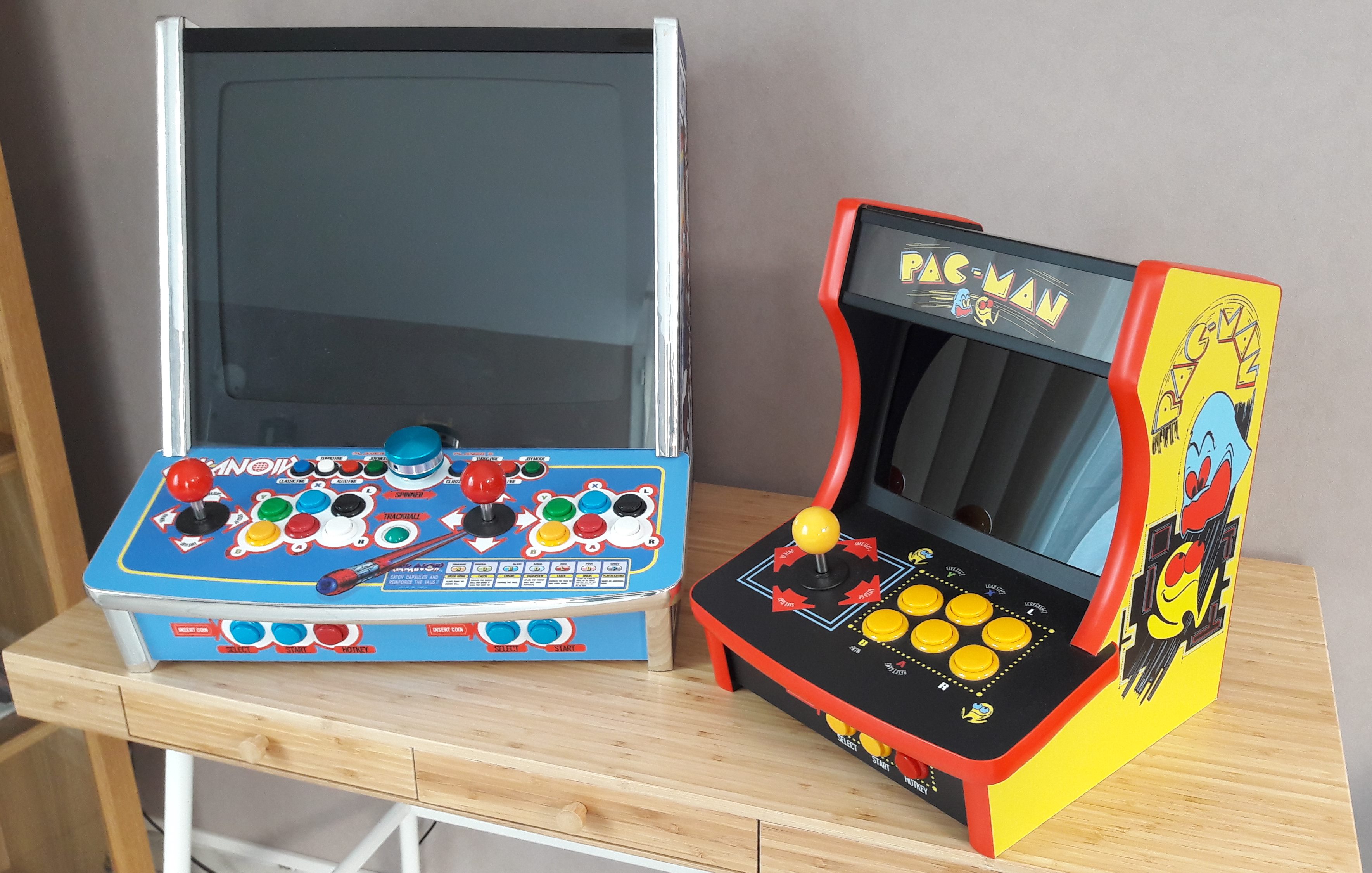 Bricolage sur bartops Arcademy