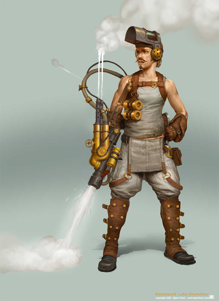 Quelques personnages Star Wars version Steam Punk !