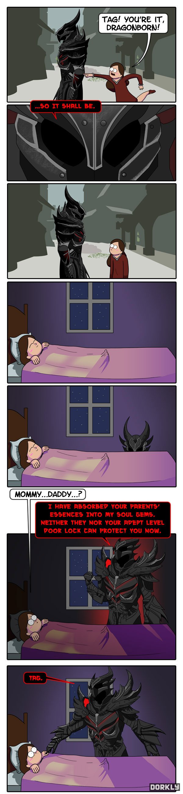 Quand le Dovahkiin joue à chat