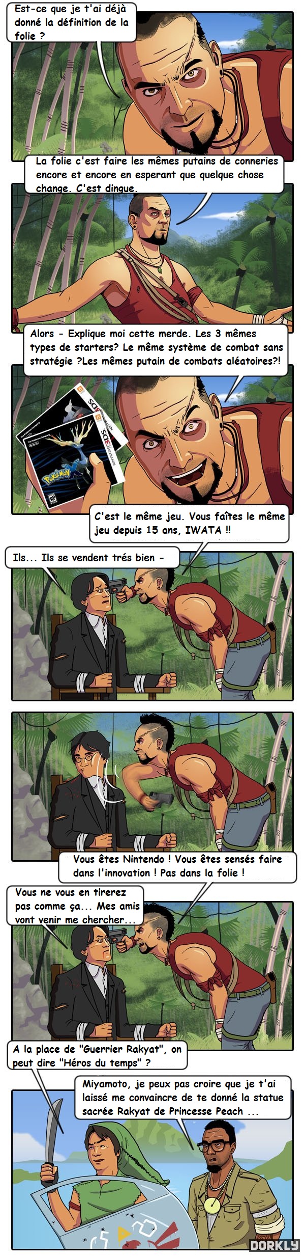 La définition de la folie selon Nintendo.