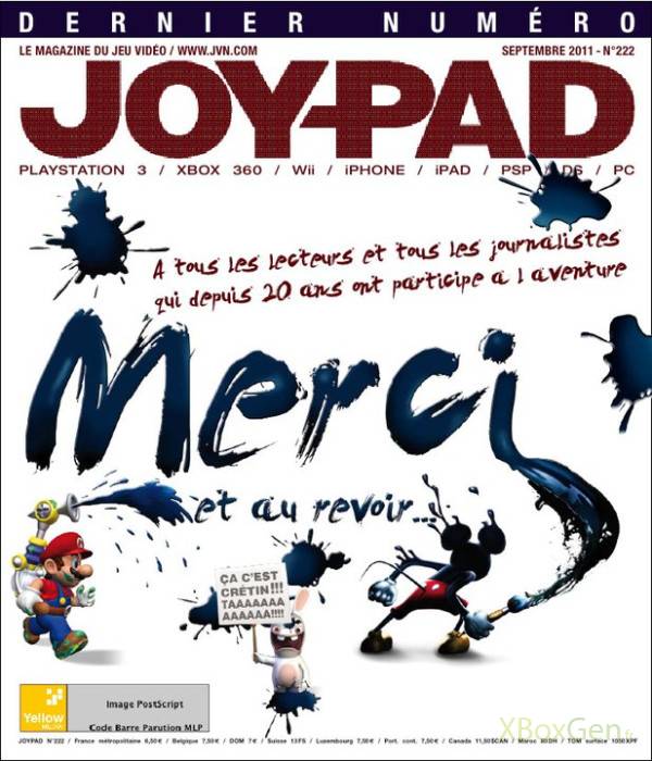 Il est mort le Joypad !