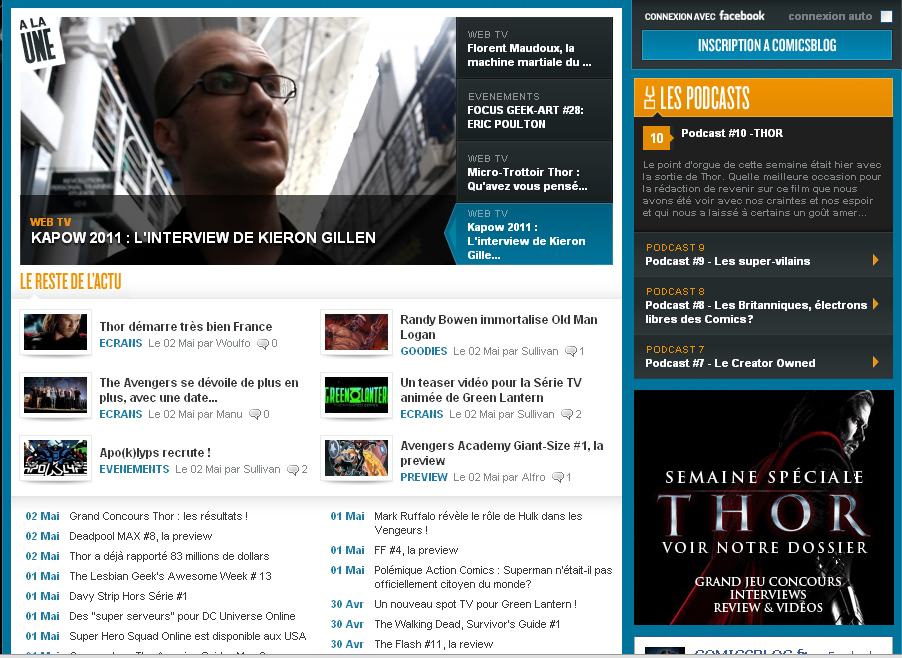 Comicsblog - - - - -> Gameblog = même combat?