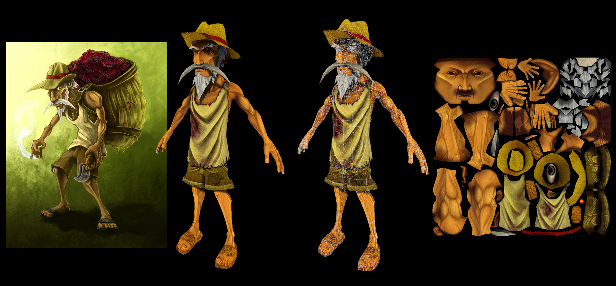 Jules le vieux 3D. (David)