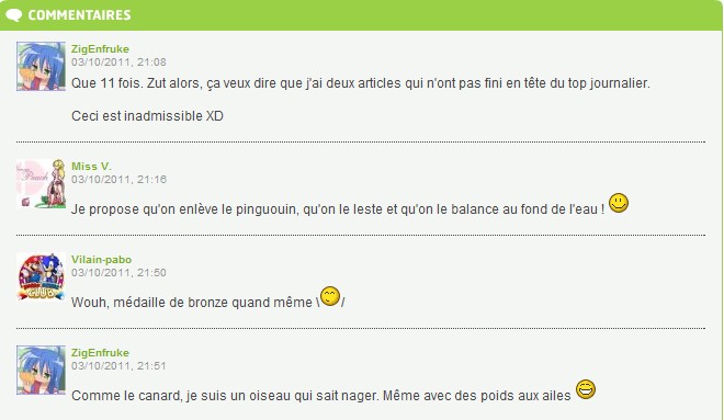 Aujourd'hui je m'amuse