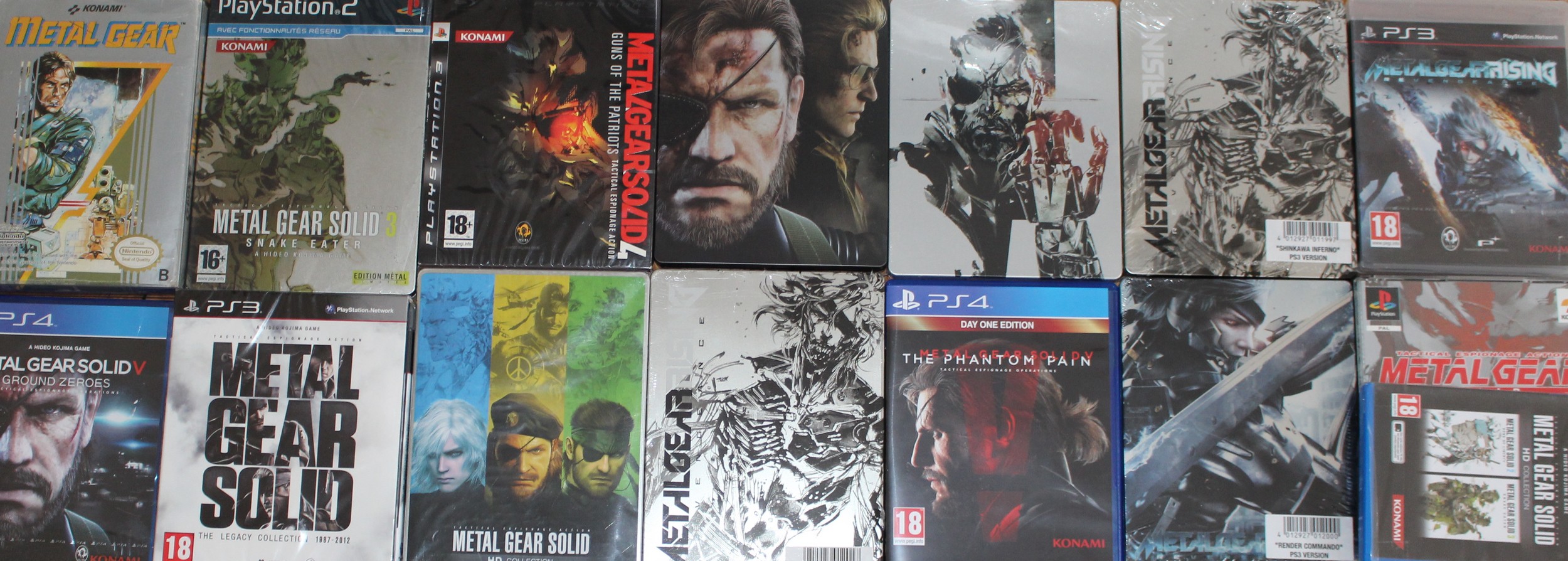 Ma modeste collection METAL GEAR SOLID !