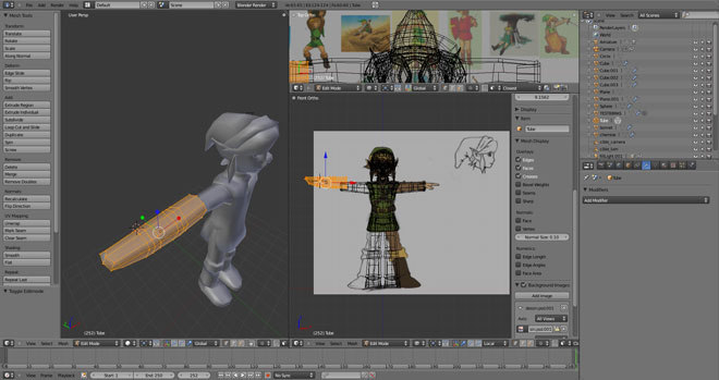 Modélisation, les mains