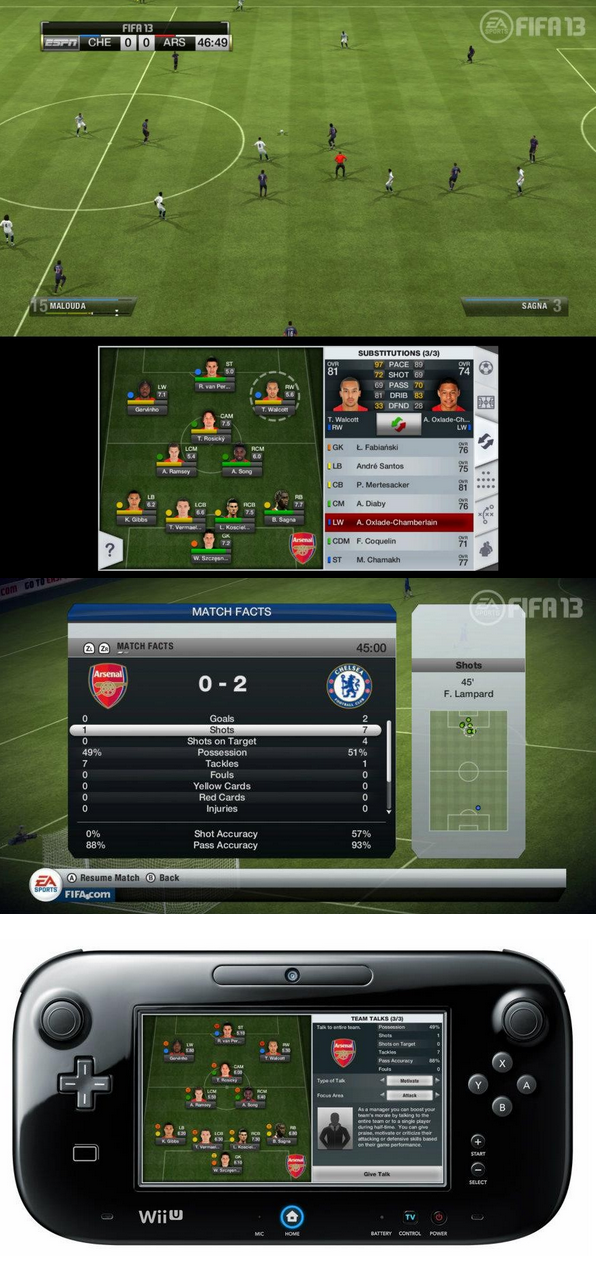 FIFA 13:Les premières images sur la WII U