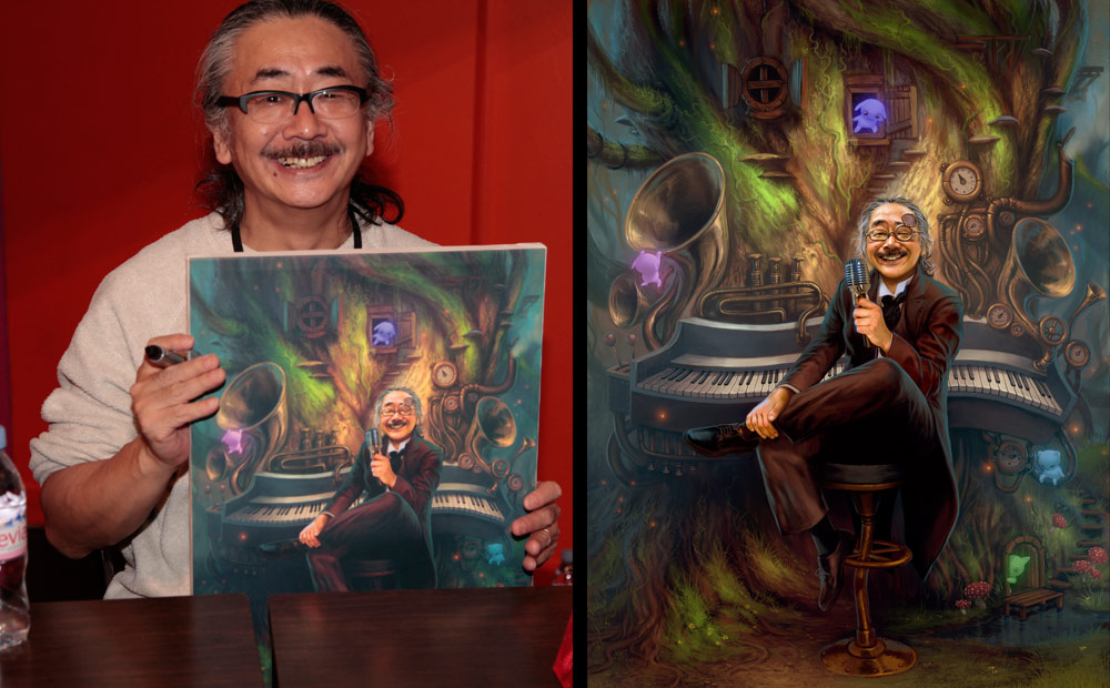 Portrait de Nobuo Uematsu