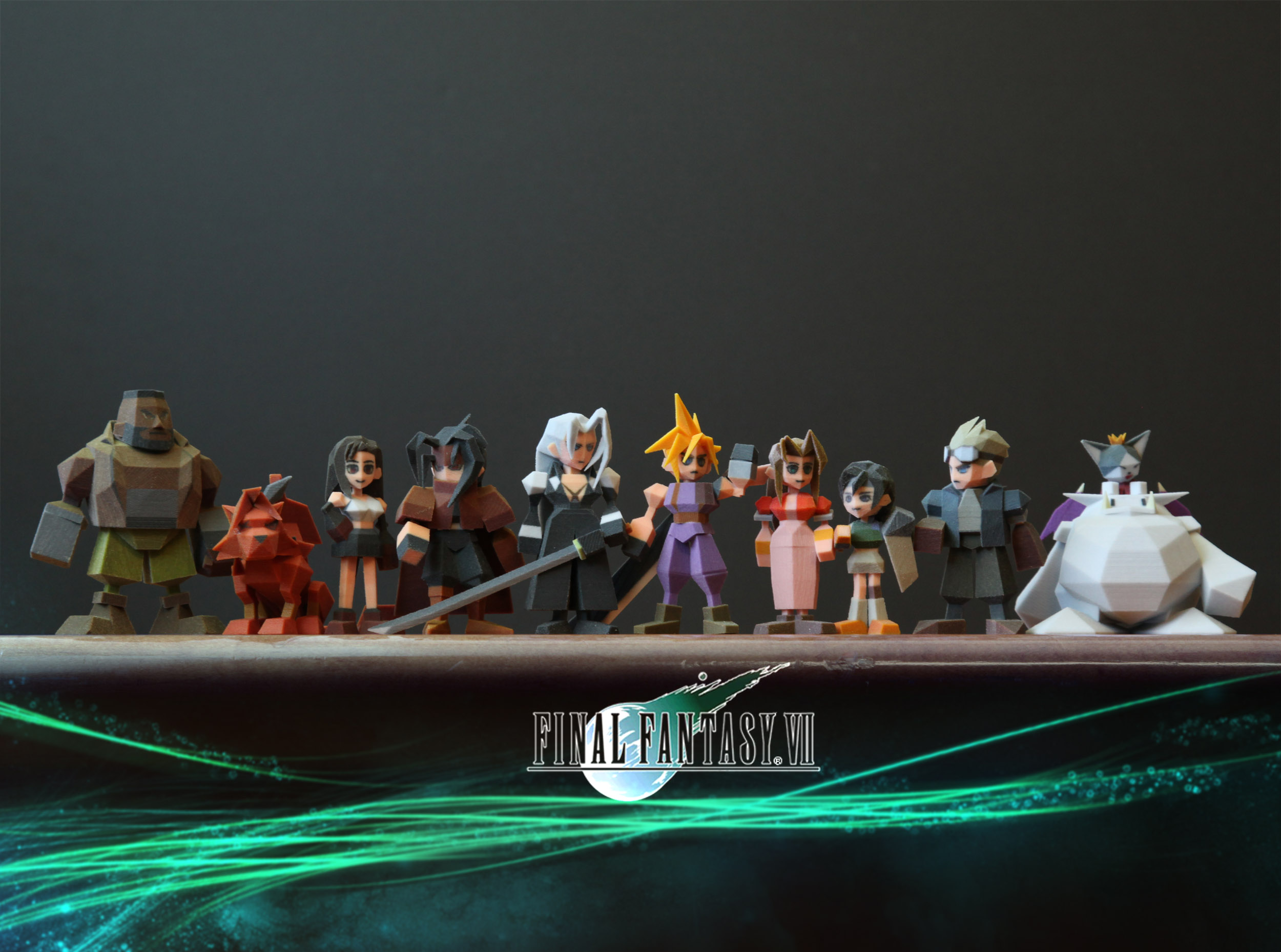 Des figurines hyper fidèles de FF7 !