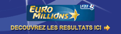 Resultat Euromillion : C'est repartir pour 46 millions d'euros Vendredi