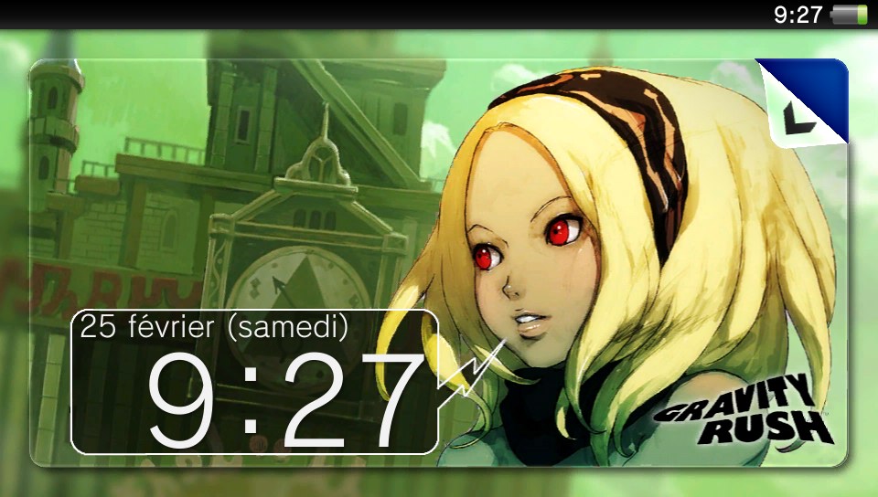 Thème Gravity Rush pour PS Vita