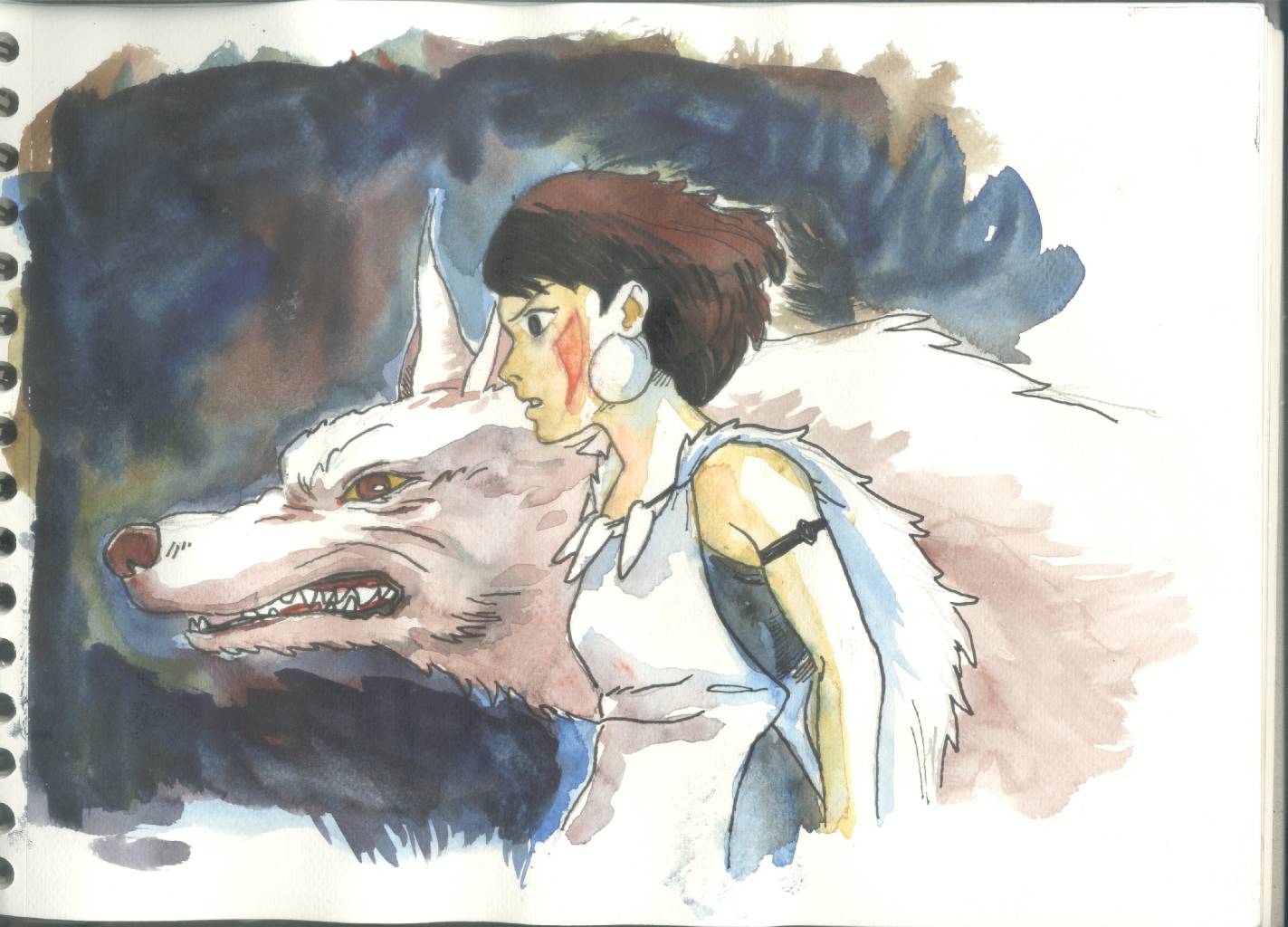 fan art princesse mononoke