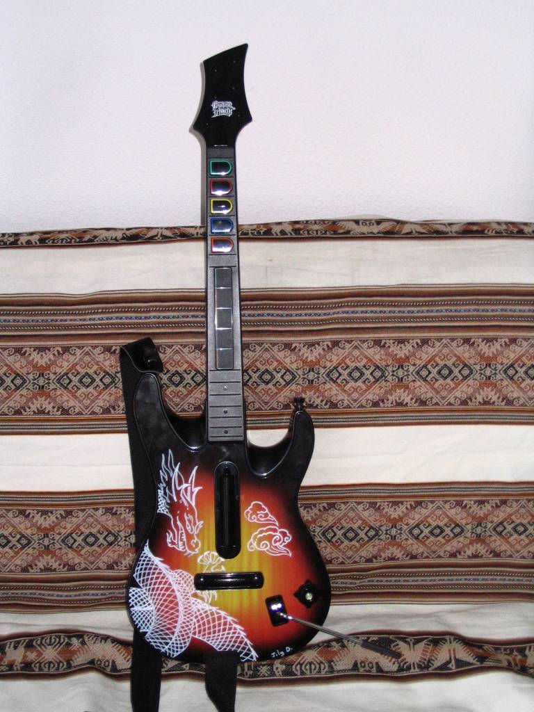 Rock band custom face plate 02: "Fing Fang Fung"