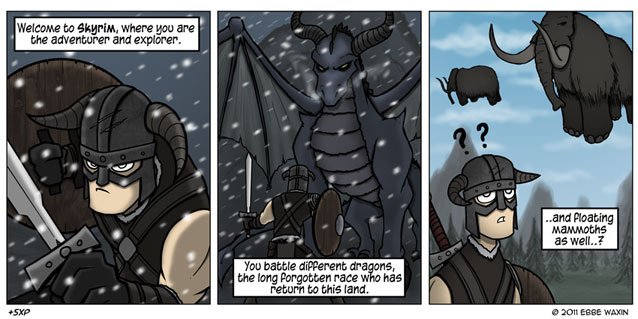 J'aime Skyrim, mais il y a des limites ! Quoi !