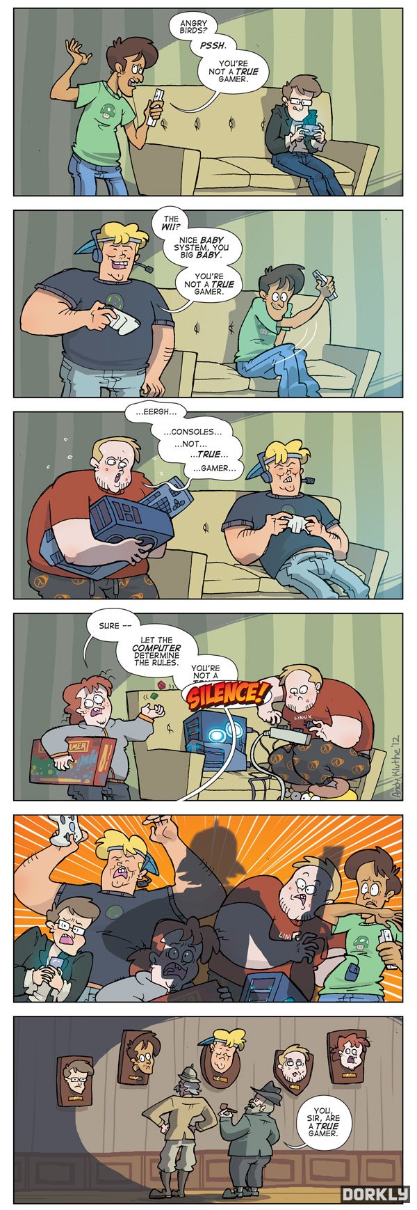 Gamers: il y en aura toujours un qui se croira plus fort que l'autre!