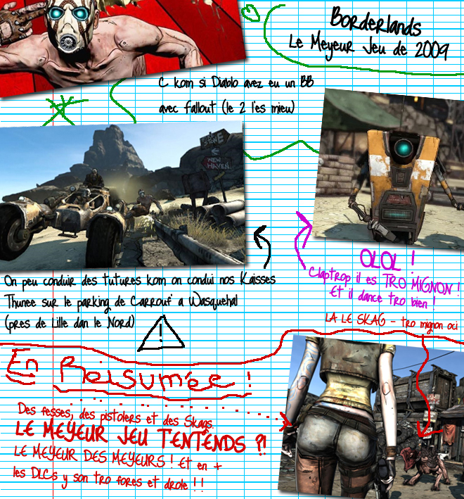 Test  Borderlands - Là ! Un Skag !