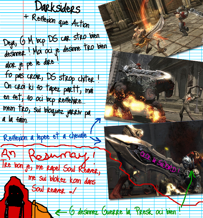 Test Darksiders - Je réfléchis avec mon Epée