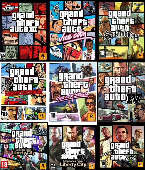 La  jaquette de Gta 5