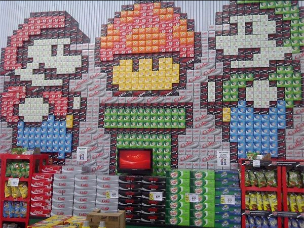 De la créativité sauce Mario chez... Carrefour !