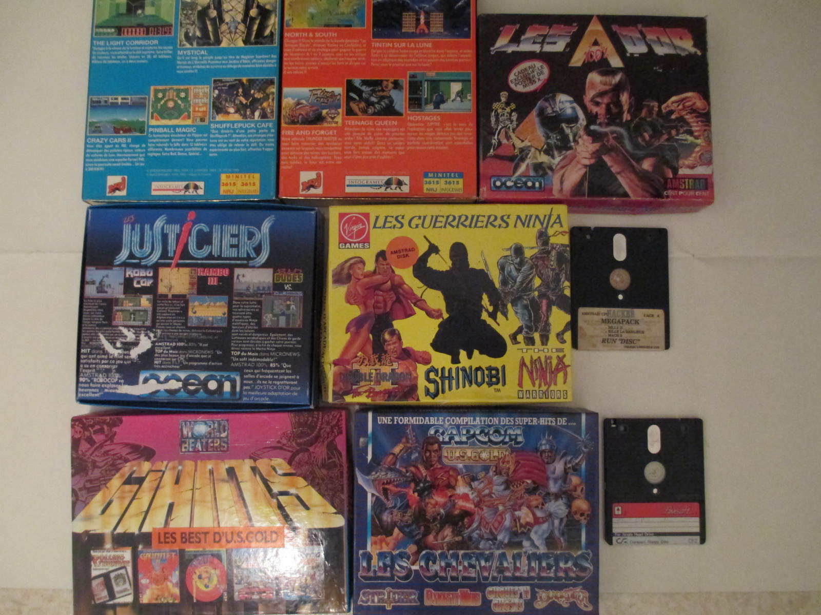 Nostalgie ou collectors : R-type, g&g, shinobi,... inside