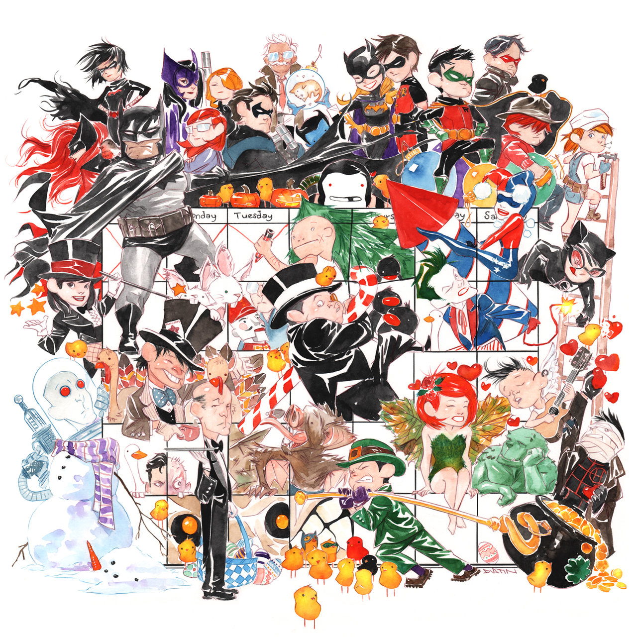 Batman : Fan arts de Dustin Nguyen