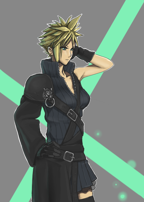 Les héros de jeux vidéo en fille: Claudia Strife