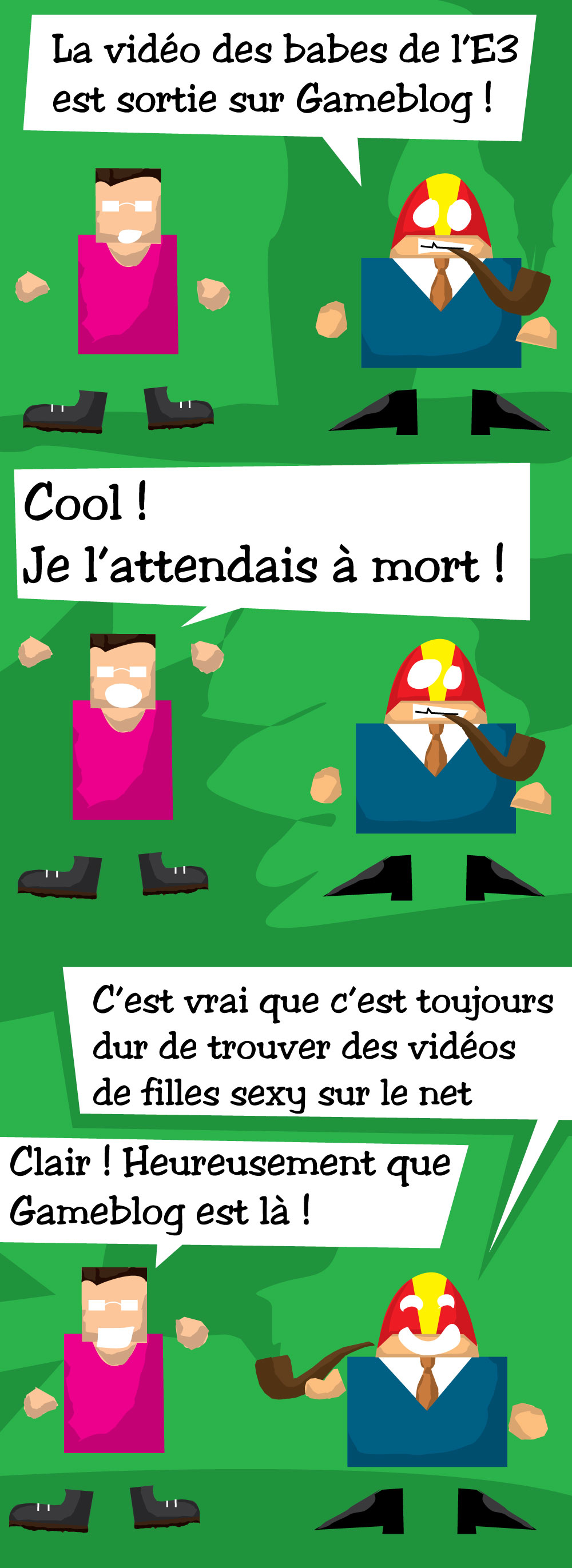 Où El Cravate trolle sur les babes