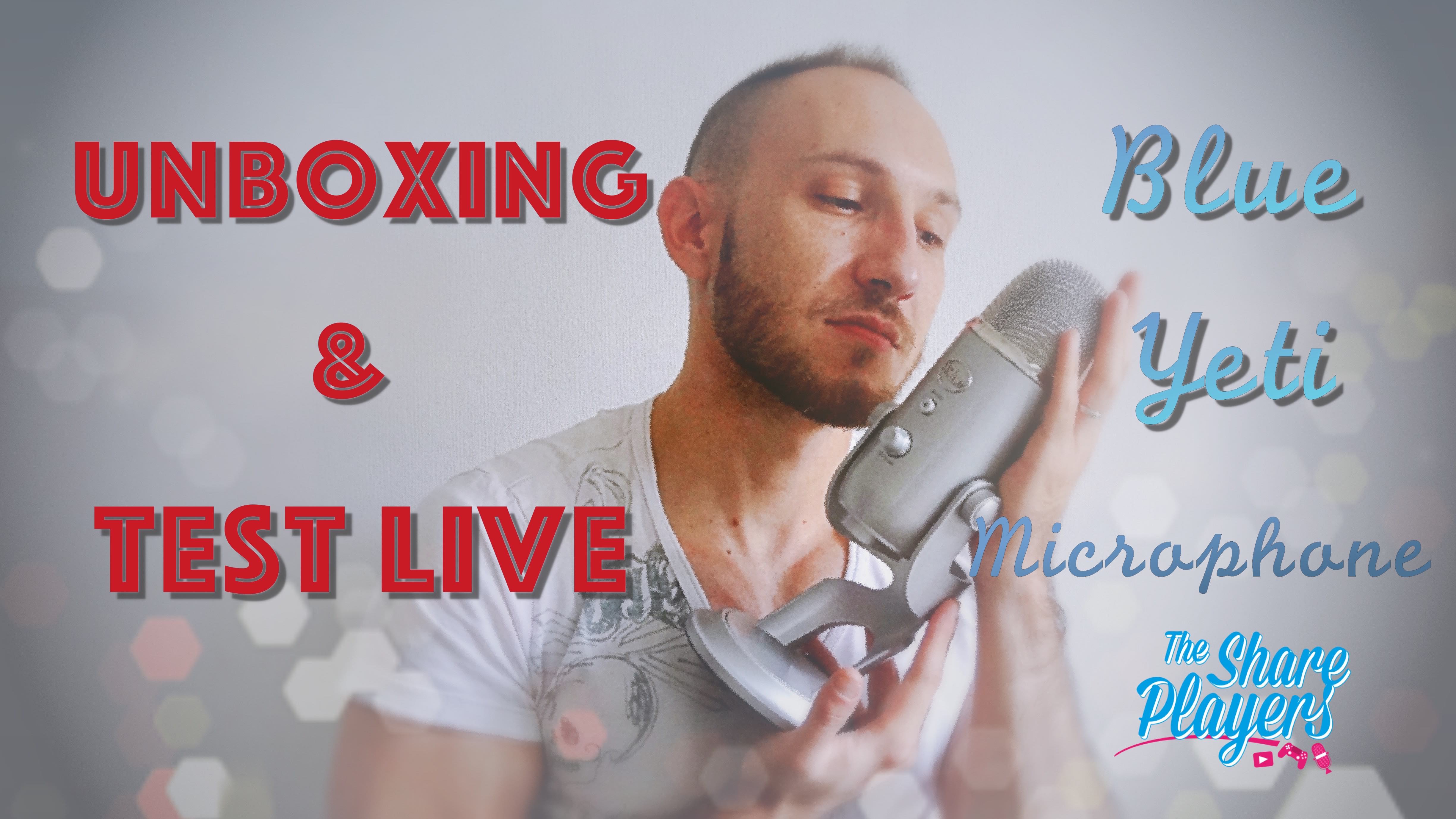 Blue Yeti Microphone | Unboxing & Test en Live