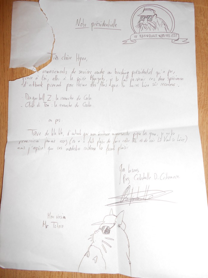 Note présidentielle