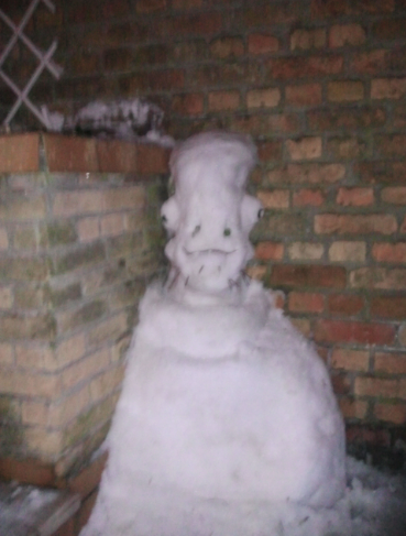 Mon bonhomme de neige Ackbar !