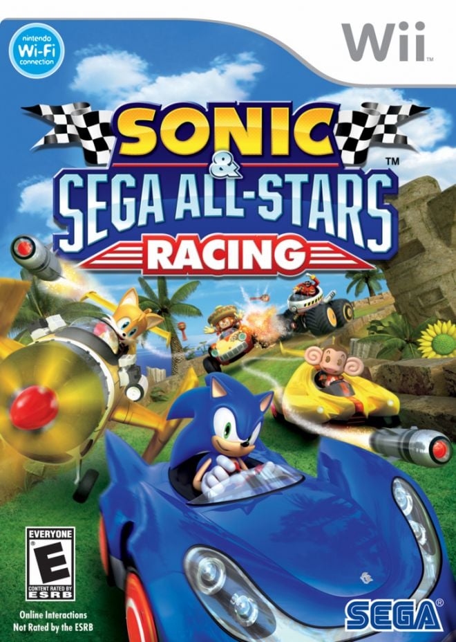 jaquette Sonic & Sega All Stars racing