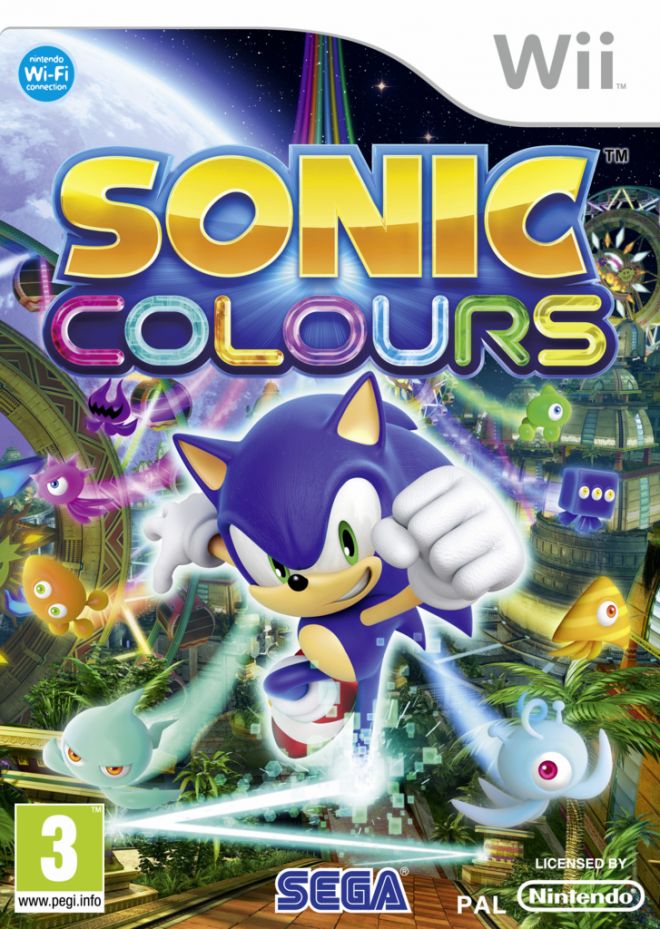 Sonic Colours Wii Jaquette