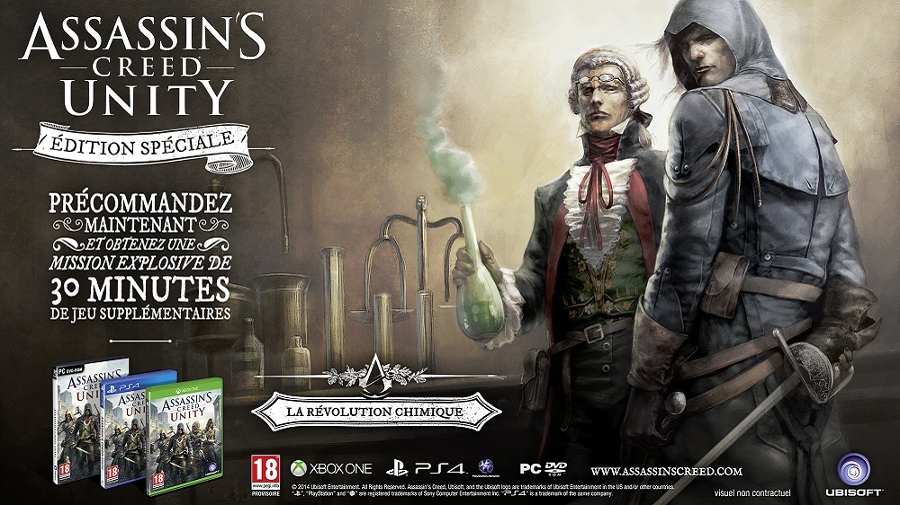 Les différentes éditions de Assassin's Creed Unity (Uplay Shop & Amazon)