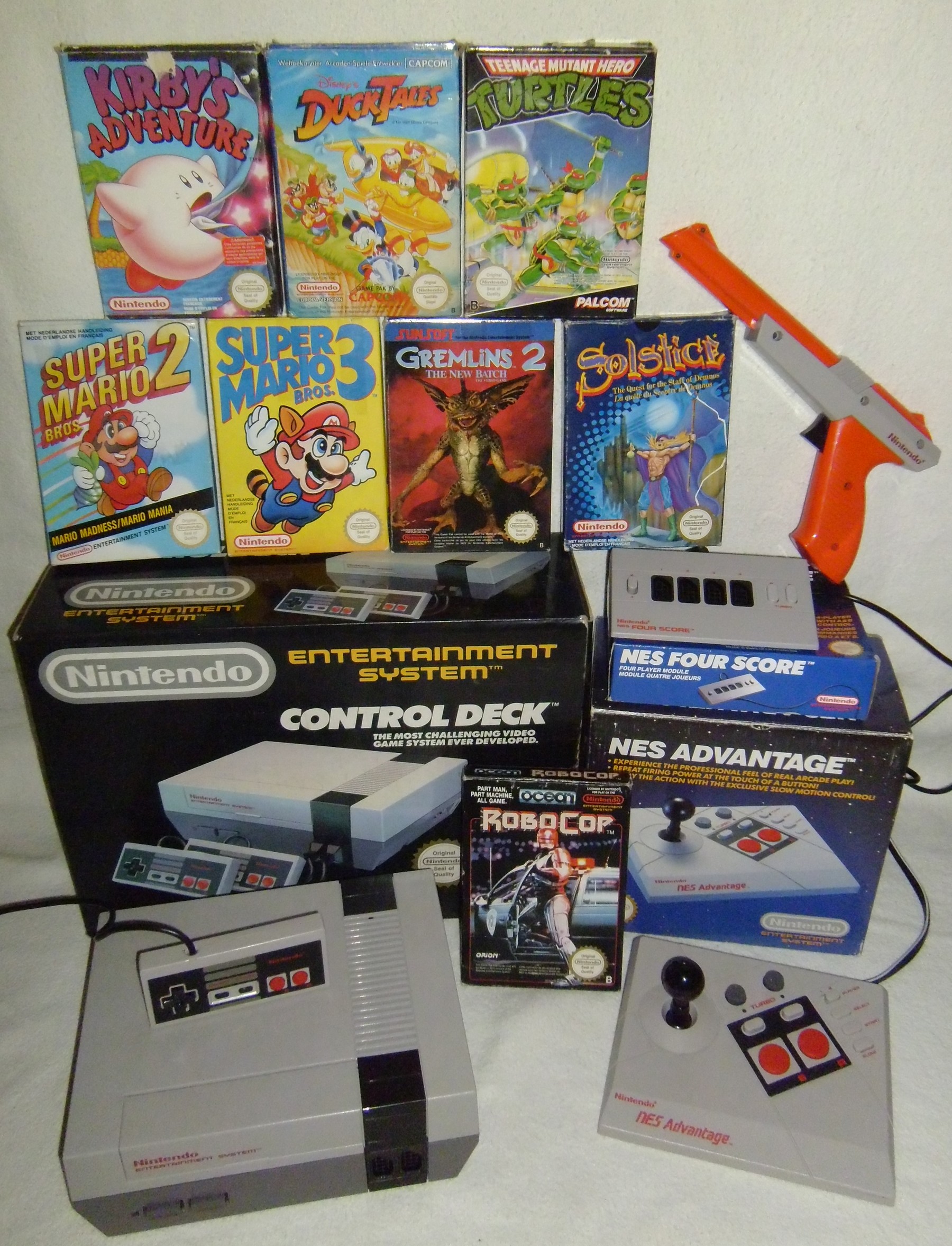 Une partie de ma collection Nintendo NES