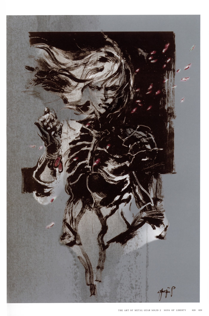 Artworks de Metal Gear Solid et Zone of The Enders (Yoji Shinkawa)
