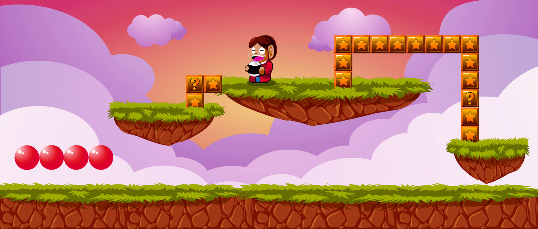 Alex Kidd stage 01 variante sunrise
