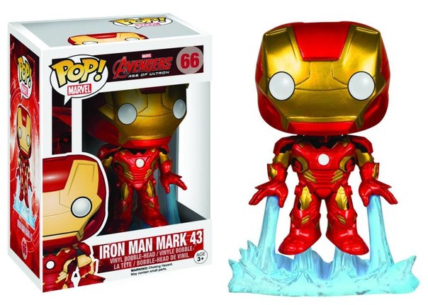 Photo de la figurine pop Iron man