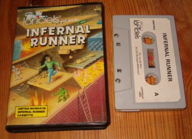 Amstrad CPC : Infernal Runner de Loriciel (1985)